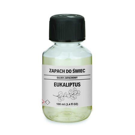 Zapach Do Świec Świeży Olejek Zapachowy do Wosku EUKALIPTUS 100ml